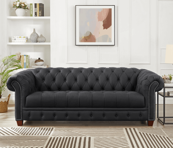 Hydeline Leather Furniture - York Leather Sofa