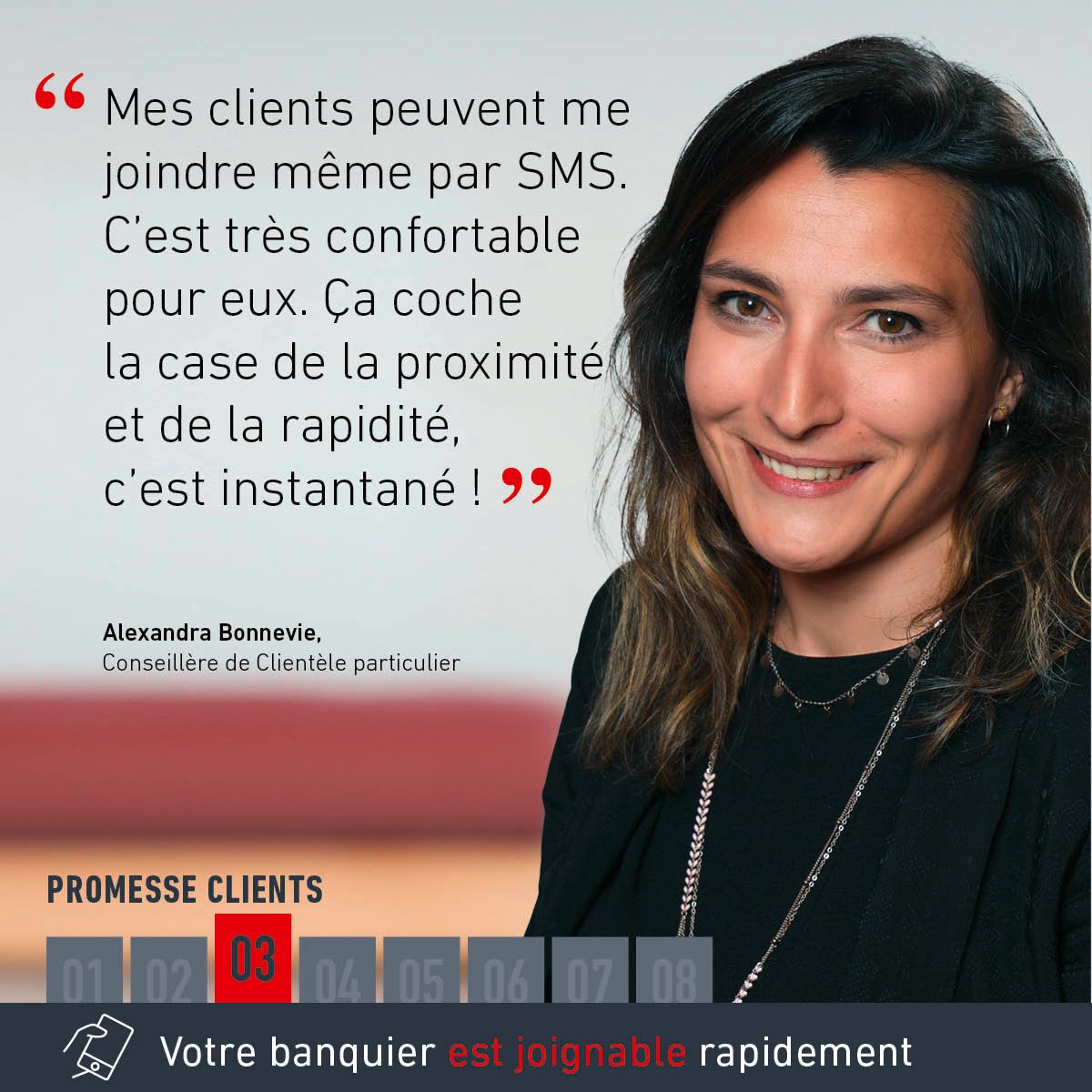 Votre banquier joignable directement sur son téléphone portable et son adresse mail Banque de Savoie