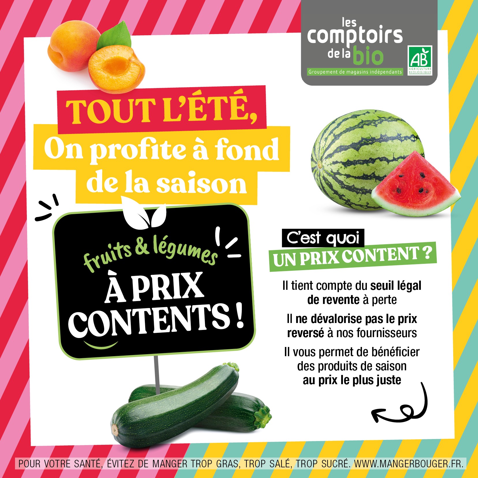 Fruits et légumes à prix contents Les Comptoirs de la bio