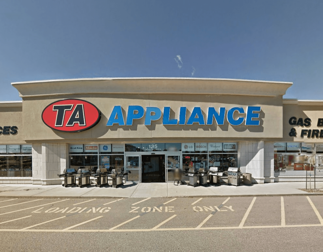 Shop TopQuality Appliances in TA Appliance Brantford Showroom