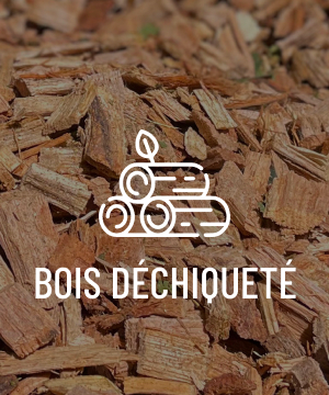 Bois déchiqueté