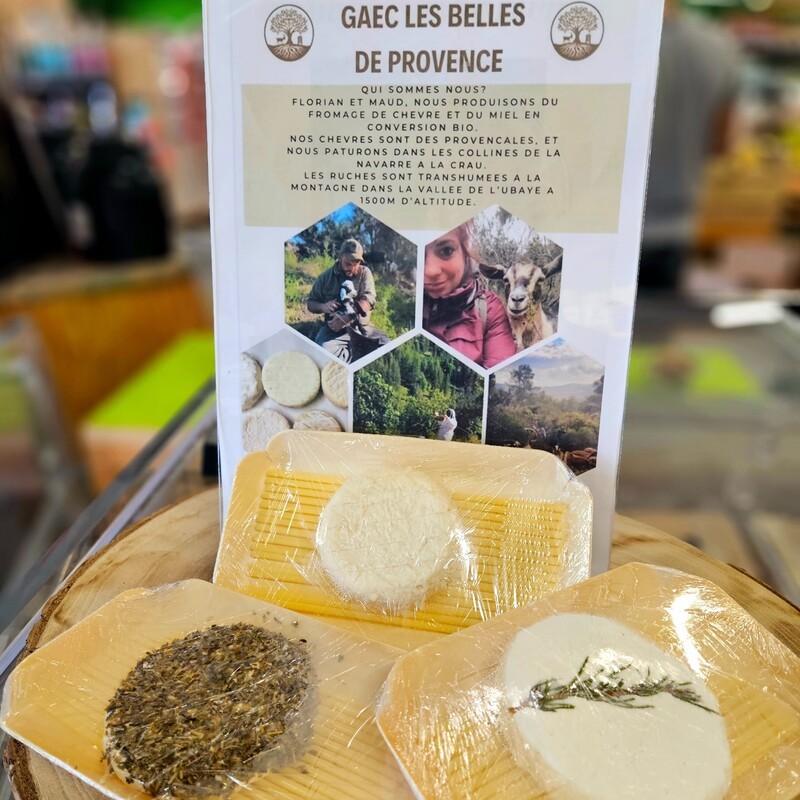 FROMAGES DE CHEVRE LES BELLES DE PROVENCE Les Comptoirs de la bio