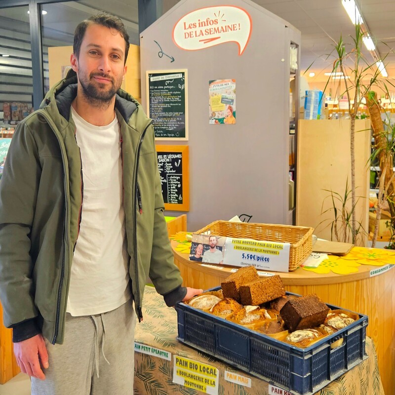 PAIN BIO LOCAL LA MOUTONNE (83)Les Comptoirs de la bio