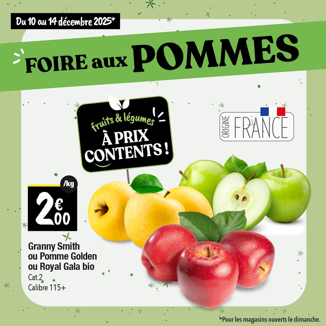 Foire aux pommes Les Comptoirs de la bio