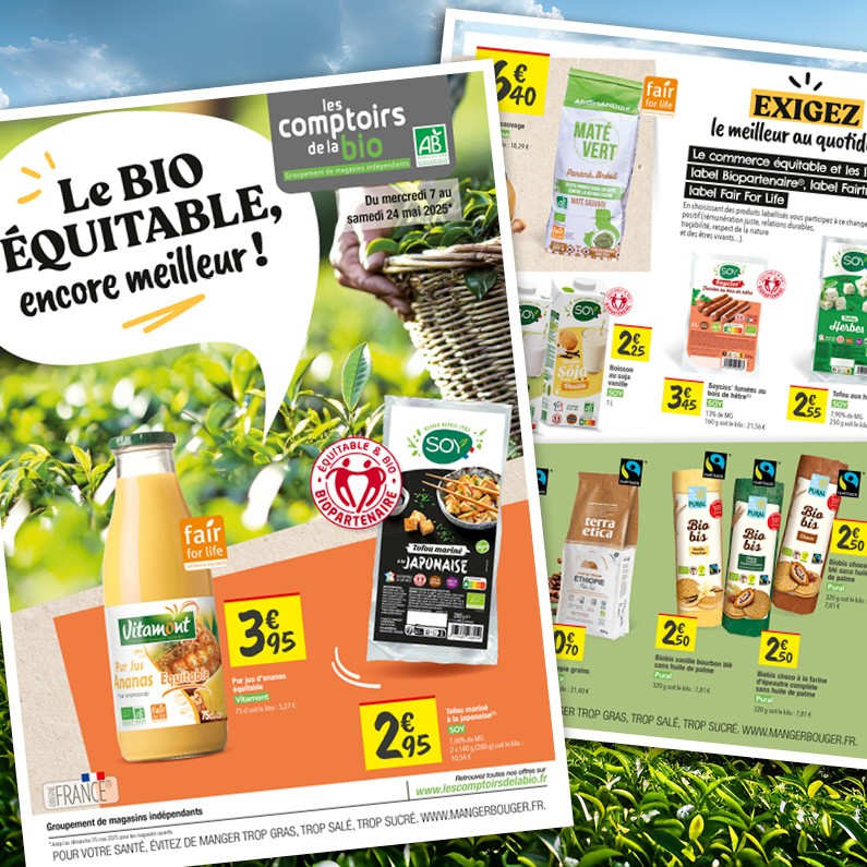 Le BIO EQUITABLE encore meilleur ! Les Comptoirs de la bio