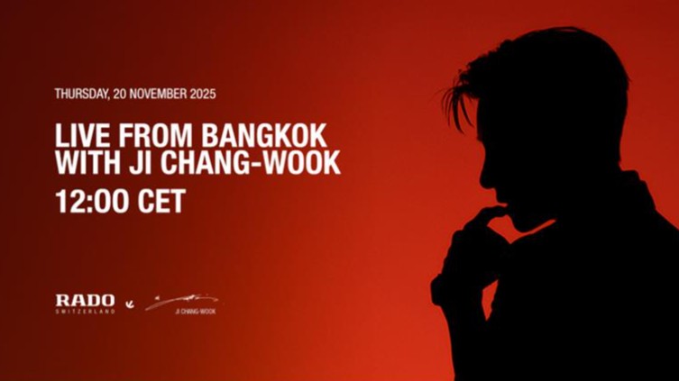 Rado × Ji Chang-wook en direct sur Youtube Rado