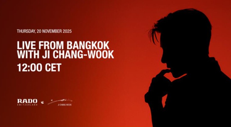 Rado × Ji Chang-wook: presentazione in diretta su YouTube Rado