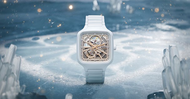 True Square Open Heart Sparkling