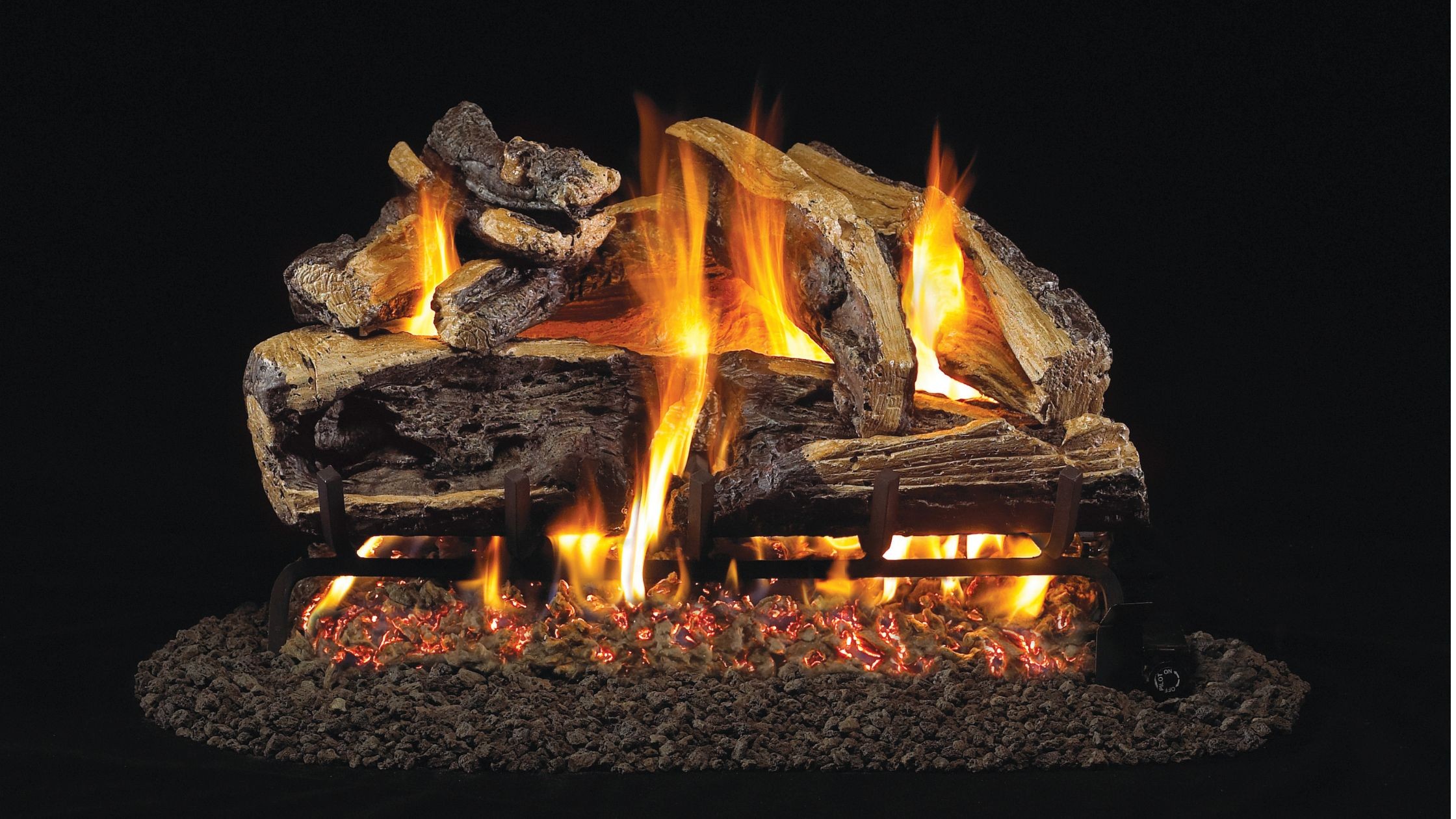 Charred Rugged Split Oak - CHRRSO / G45-17 Burner